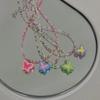 Colorful Beaded Butterfly Necklace: Light Luxury Y2K Style Clavicle Chain for Women