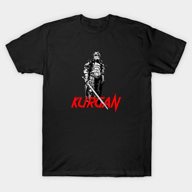 

Men Black Print T-shirt Kurgan No-Cut Transfer Paper Print Cotton Tshirt M чёрный
