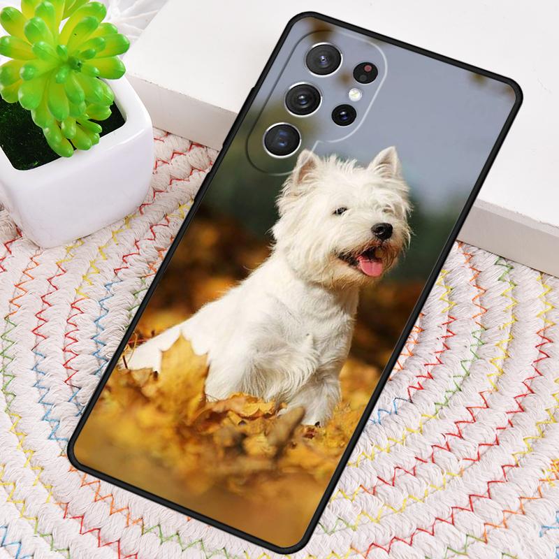 West Highland Terrier Westie TPU Phone Case For Samsung Galaxy note 10 pro S26 S25 S24 S23 S22 Ultra Plus S21 FE S20 Cover
