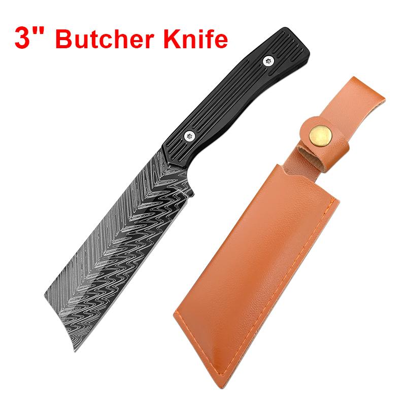 

Кухонный нож из нержавеющей стали с полностью стальной ручкой, мясницкий нож для повара, мясной нож, кухонные принадлежности, нож для резки фруктов