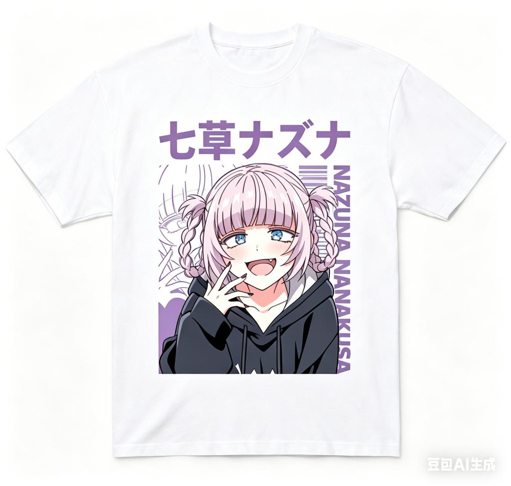 Summer Call Of The Night Nazuna Nanakusa Vertical Text Anime Graphic Black Tshirt Unisex Oversized Y2k Streetwear Cotton Tee