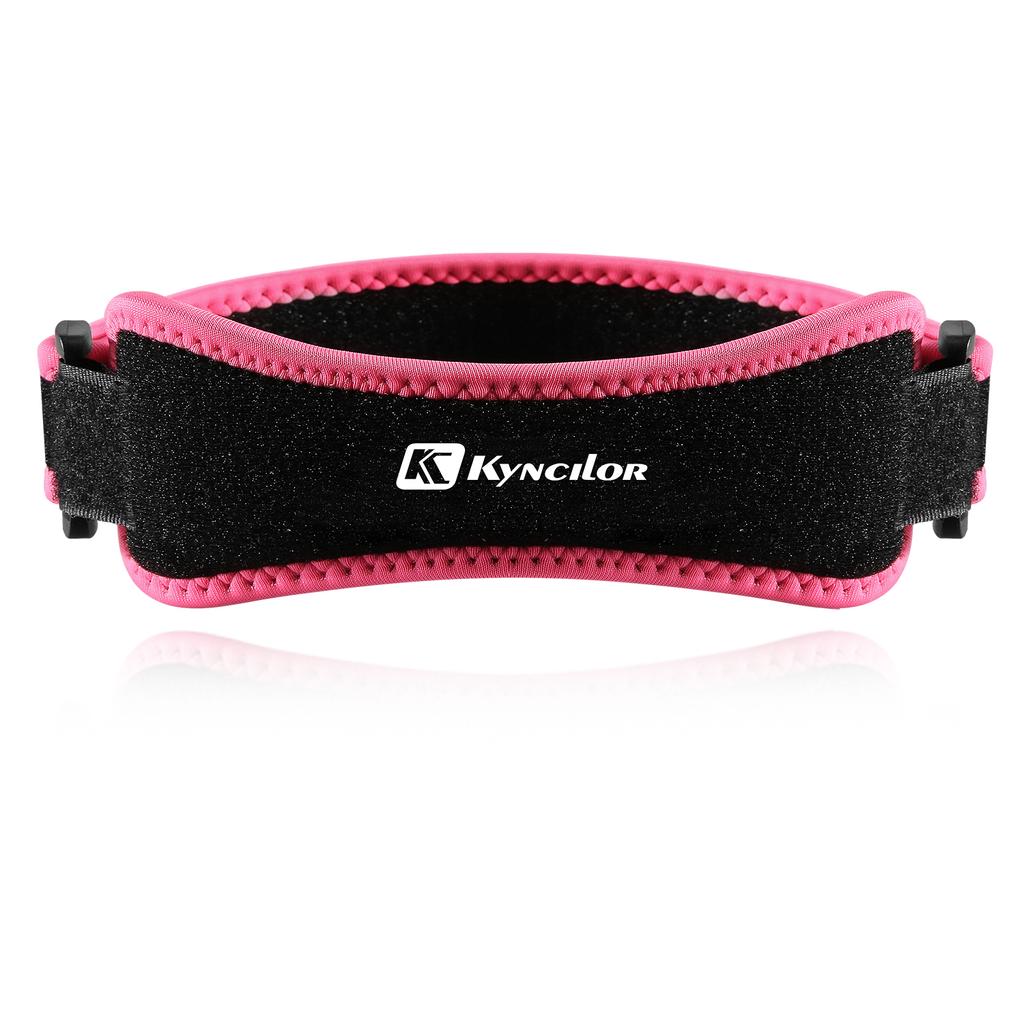 1Pc Patella Kneecap Band Adjustable Silica Gel Knee Tendon Strap Protector Knee Pad Running Sports Cycling Gym Knee Support Pads