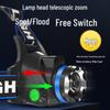 Rechargeable LED Headlamp for Bulls - Super Bright, Long Throw, Induction and Head-Mounted; Ideal for Fishing and Mining.