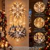 Glowing Angel Blessing Wall Light Snowflake Village Nativity Scene  Home Indoor Decor