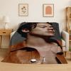 Moda Harry Styles Cantante Stella Coperta di Flanella Morbida Calda Coperta Plaid per Camera da Letto Soggiorno Letto Viaggio Campeggio Picnic Regalo