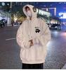 Men's Trendy High Street Hoodie: New 2025 Autumn/Winter Velvet Loose Fit Teen Jacket