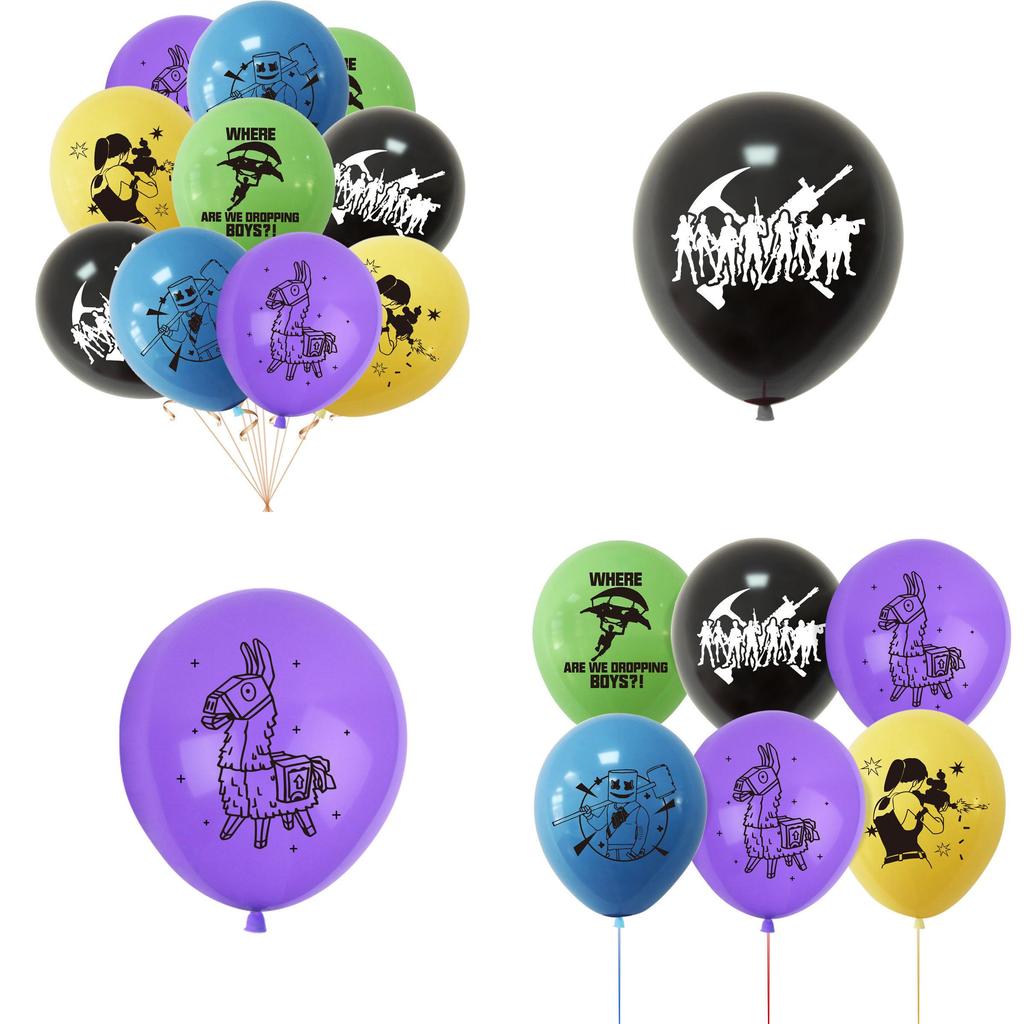 Decorações de Festa de Aniversário com Tema Fortnite Balões de Látex Mais Vendido Transfronteiriço