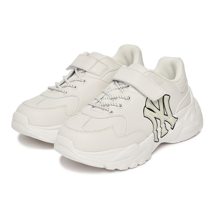 MLB Big Ball Chunky Non-Slip Wear-Resistant Low-Top Casual Shoes Kids Sneakers 7ASHCB12N-50WHS