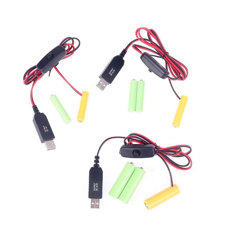 Dummy Battery Adapter Usb Power Supply Switch Cable Replace Batteries For Camera
