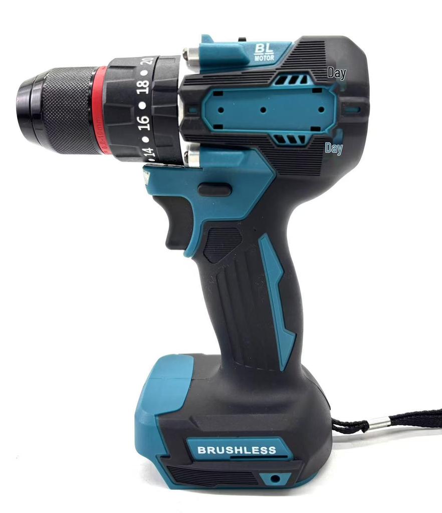 Cross 21V Brushless Hand Drill: Electric Screwdriver & Impact Drill with Multi-Speed Adjustment.