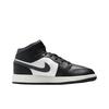 Air Jordan 1 Mid GS Black Off Noir Kids Sneakers Summit-White DQ8423-010