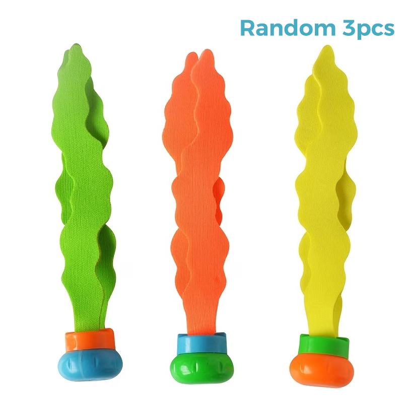 Kids Diving Seaweed Toys, Random Color Underwater Swimming Pool Training Game Toys Summer Pool Play Gift For Boys Girls
