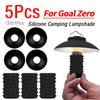 1-5Pcs Silicone Camping Lampshade For Goal Zero Lantern Shade Camping Lamp Sleeve Anti Slip Outdoor Lights Cover For Goal Zero