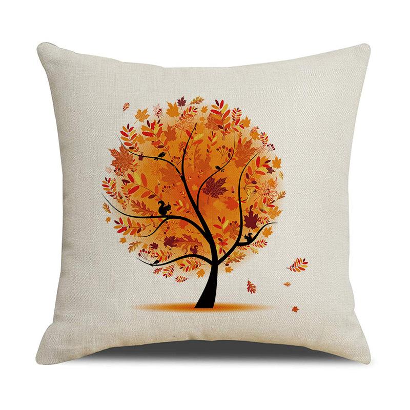 Wish Money Tree Simple Pillow Cover Home Car Bedside Bedroom Decorative Pillow Cushion