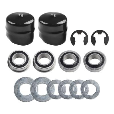 Front Wheel Conversion Kit from Bushing To Bearing for Enhanced Lawn Mower Performances 9040H 532009040 532124959 91334