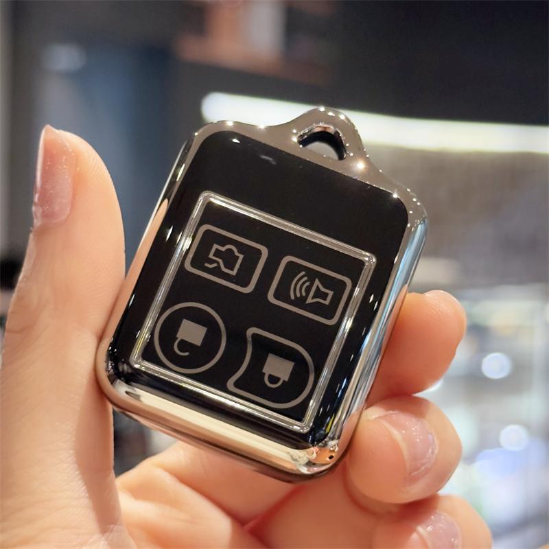 Key Fob Cover for Ford Mustang Focus Explorer Edge Taurus, Key Fob Case for Lincoln, Mercury 4 Buttons