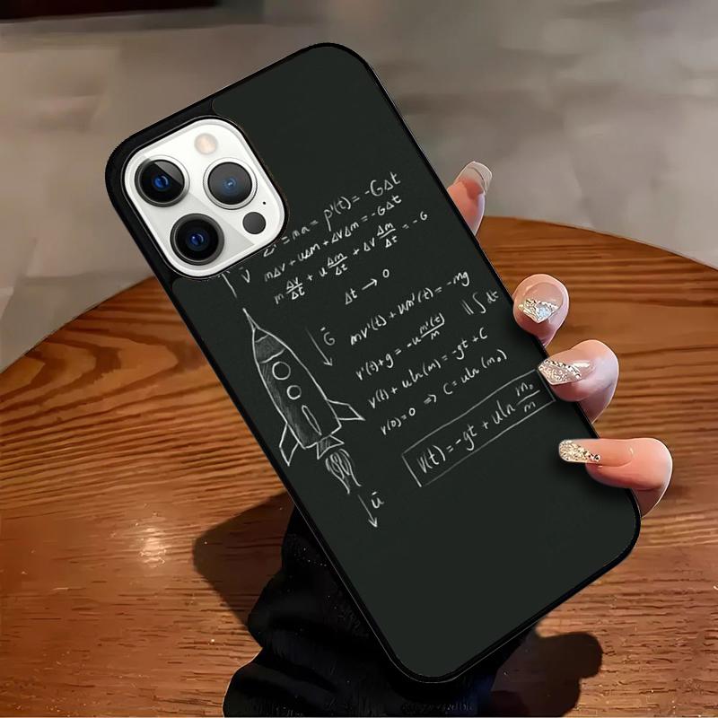 Physics Math Formula Equation Phone Case For iPhone 17 Air 16 15 14 13 12 11 Pro Max Max Plus Bumper Case Cover