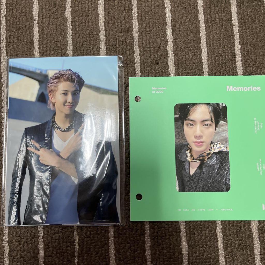 [USED] BTS Memories of 2020 Random Trading Card Jin Blu-ray