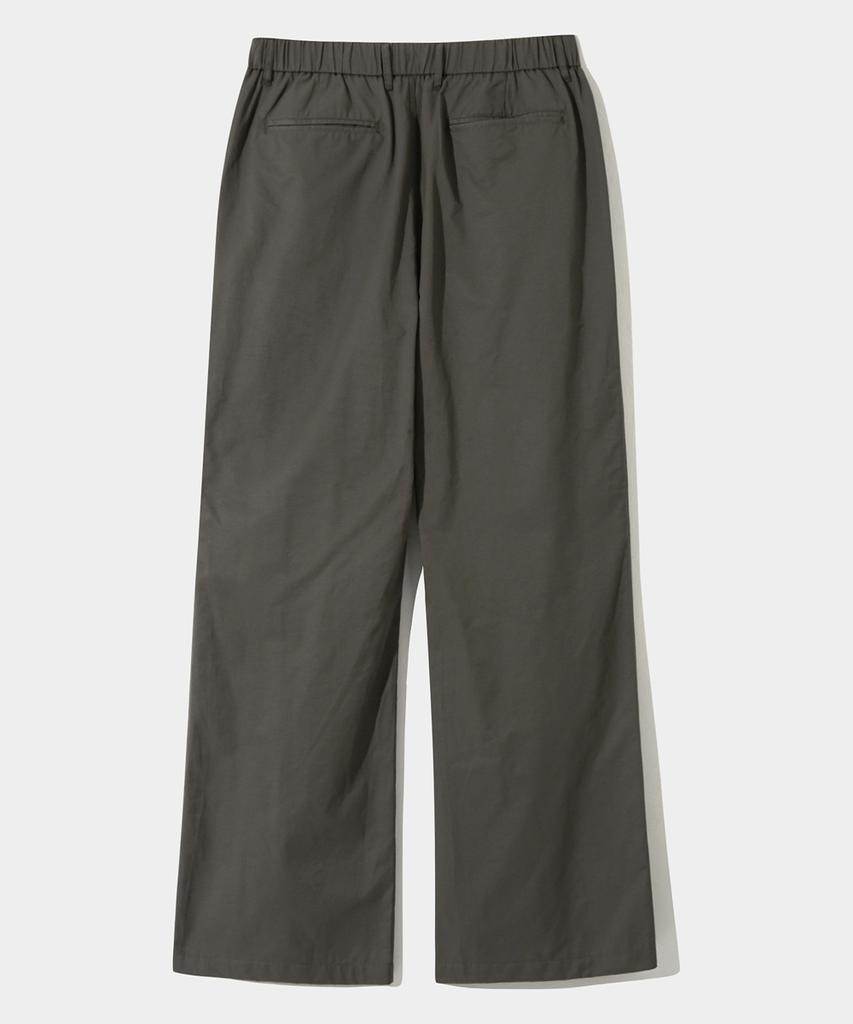 Dimiteulibeullaeg Asi Half-Banding Flare Fit Slacks_Gray
