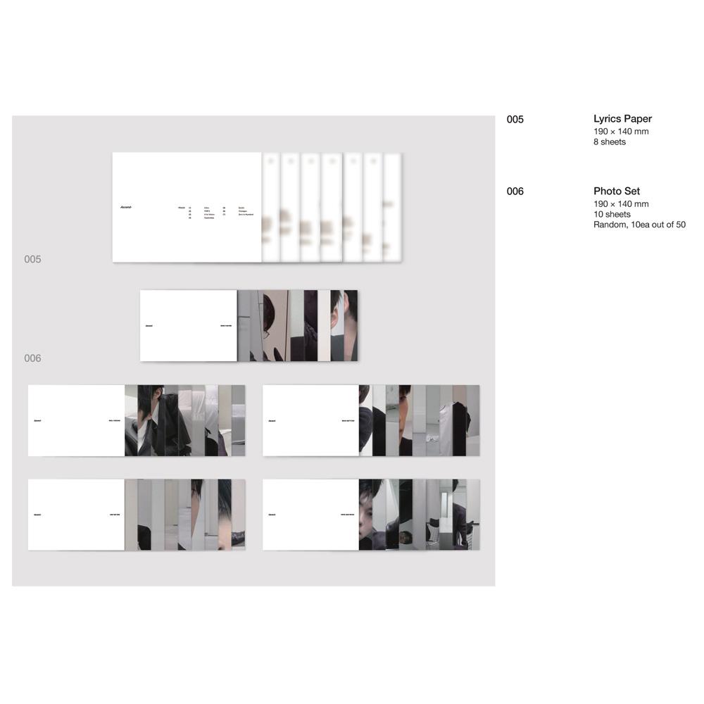[Pre-Order] ZEROBASEONE Ascend Kpop Album CD Photocard Official Set Version