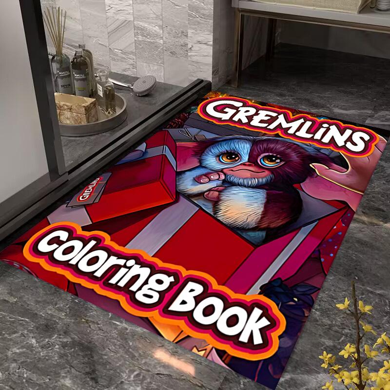 Whimsical Gremlins Adventure carpet printing floor mats Room Fashion Bathroom mat