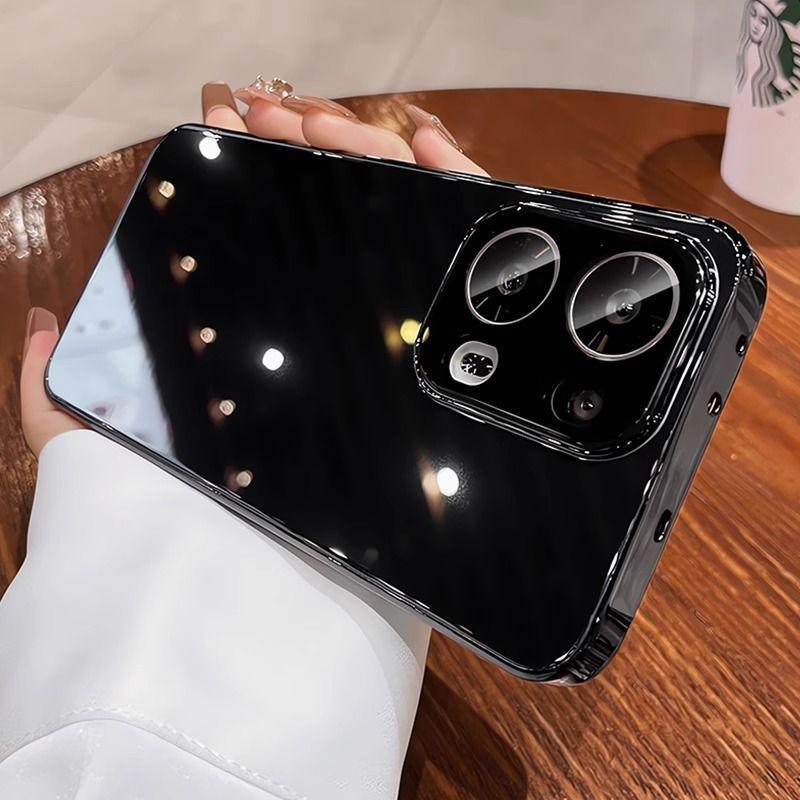 Applicable to OPPOReno11 mobile phone case glass lens reno11Pro all-inclusive reno11/11 ice-feeling anti-drop case