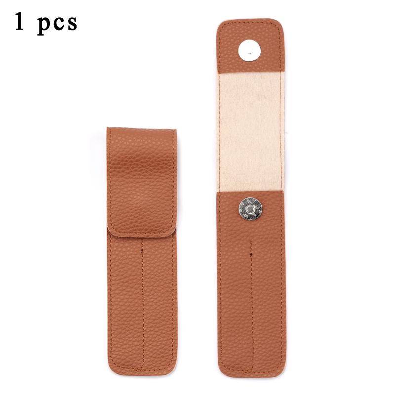 Eyelash Extension Tweezers Leather Case Professional Eyelashes Tweezer Storages Bag Portable Protect Lash Supplies Makeup Tools