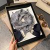 Small Silk Scarf Women's Spring and Autumn Thin Korean Version Versatile Thin and Narrow Long Scarf Tied Hair Temperament Square Scarf with Suit Shirt