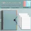 Comfort Grip Thick Ring Binder Notebook, B5/A4 Loose-Leaf Refill, Ideal for Junior High Students