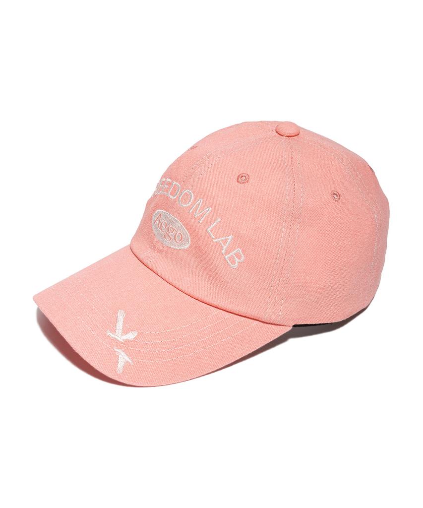 AEGO FREEDOM LAB Signature Logo Cap_Peach Pink