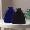 10 Pcs Velvets Drawstring Cloth Bag.Jewelry Storage Pouches Christmas Gift Bags Mini Dices Bags Gift Wrapping Pouch