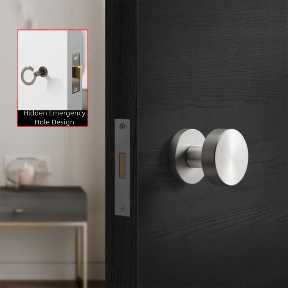 Modern Design Single Side Lock with Key Latch Lock Useful Hidden Door Lock  Office Bedroom Door
