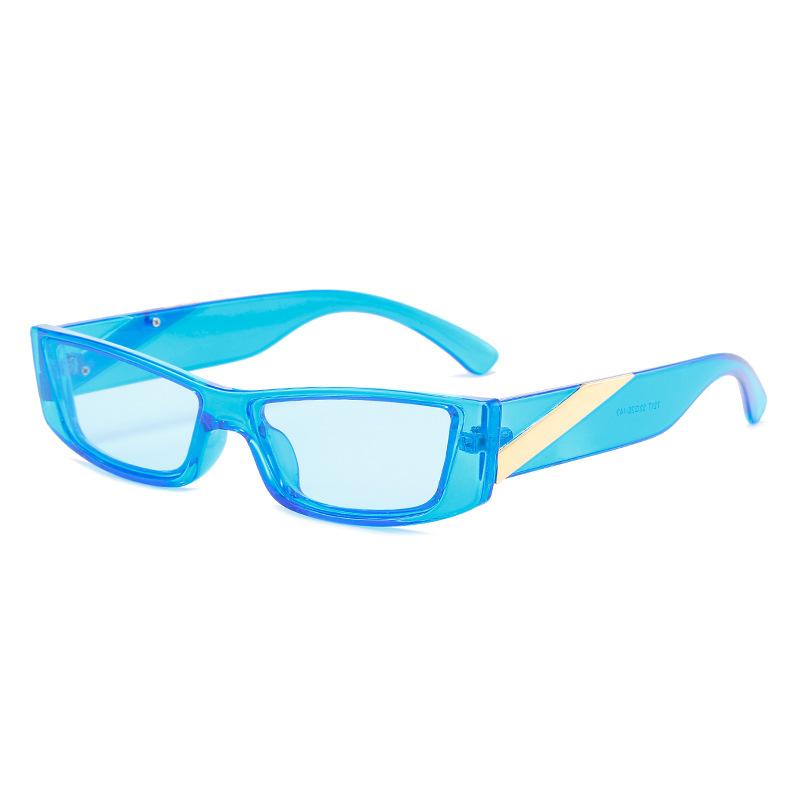 Sunglasses, Street Photography, Personalized Small Frame Cat Eye Sunglasses For Women, Candy-Colored Glasses.