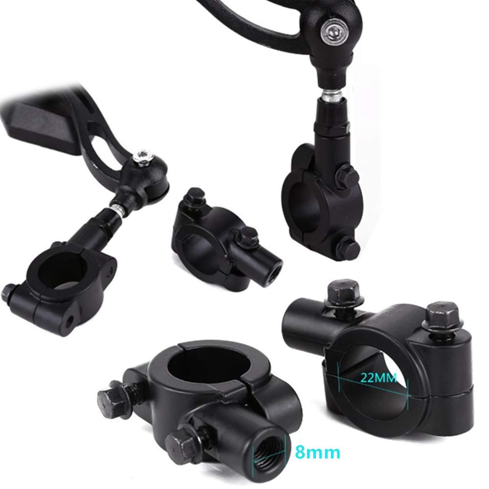 Fahrradlenker 22mm Universell Spiegelhalter Halterung Halter Adapter Klemme