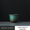 Retro Japanese Green Glaze Teapot with Side Handle - Ceramic Kung Fu Tea Set for Home Use