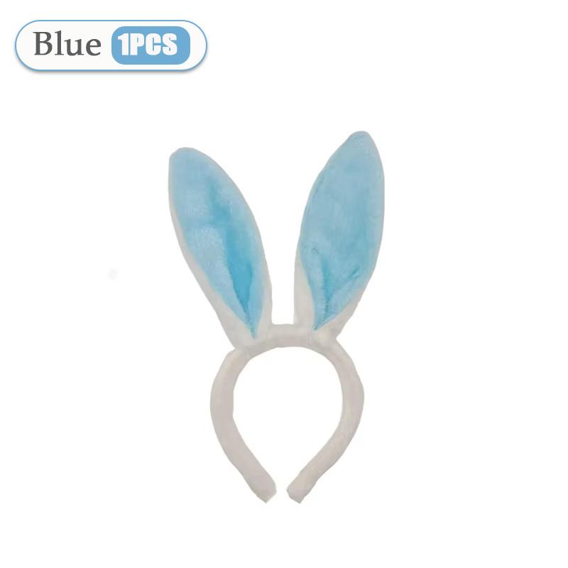 

1-20PCS Pink Rabbit Ear Headbands Cute Plush Bunny Ears Hairband Easter Decorat Costume Party Cosplay Hair Hoop Hair Accessories