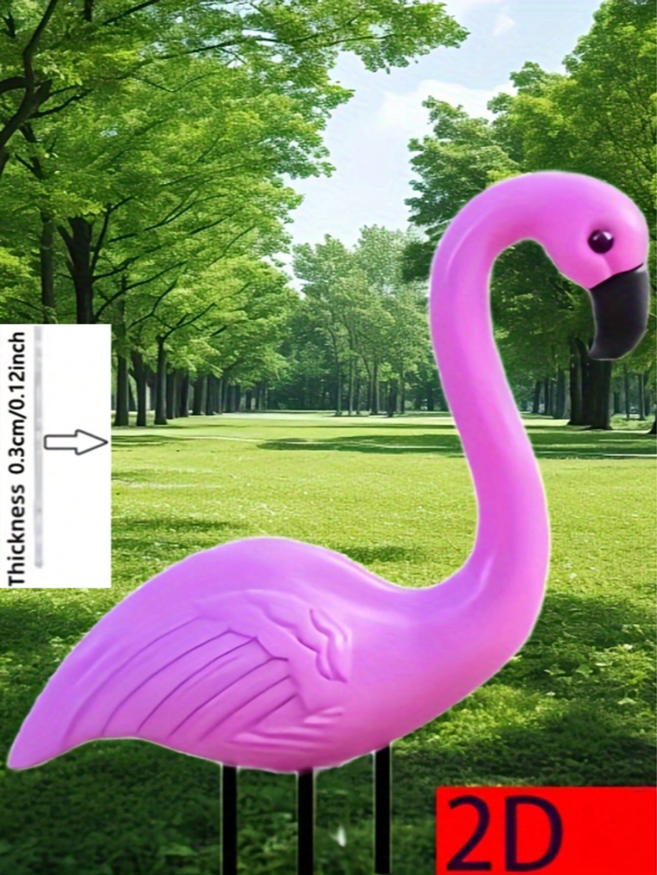 

Classic pink flamingo garden decoration, suitable for garden terrace party decoration and outdoor gardening gifts,