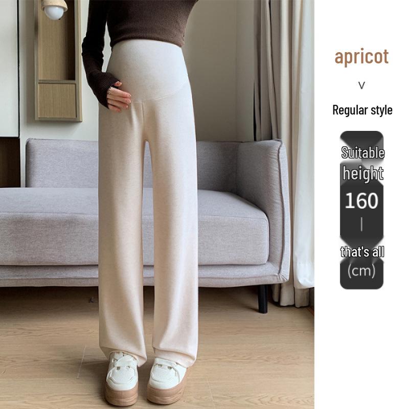 

Autumn Maternity Wear: Slim Fit & Wide Leg Pants, Versatile for Pre- and Post-Pregnancy XL