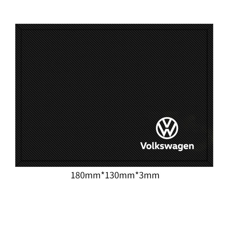 2026 Hot Suede Center Console Decoration Mat Car Anti Slip Pad For VW Volkswagen Jetta GTI Golf 6 Polo B5 Interior Mouldings UYAF-N871