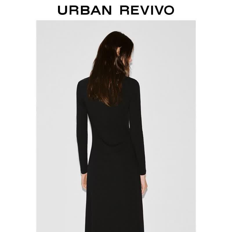 UR Women's Off-Shoulder Pleated A-line Dress