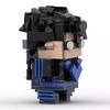 Modelo de personagem de animação Nightwing MOC Brickhead Building Block Model Building Toy Gift