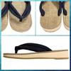 Edoten Geta Hemp and EVA Misugi Japanese Thong Made in Denim Size 4L Sandals, Soles, Wood, Style, Sandals, Men's, Japan, Thongs, (30cm)