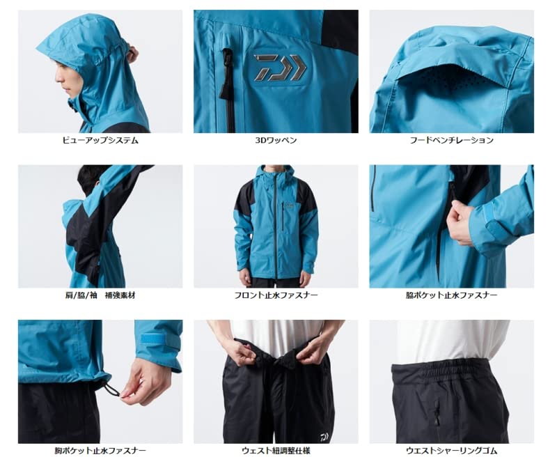 Daiwa Hoodie Dry Shirt Khaki XL DR-3422