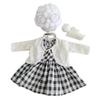 Funny Newborn Photography Props Costume Infant Baby Girl Cosplay Grandma Outfit Hat Clothe Studio Photo Shooting Accessories Set