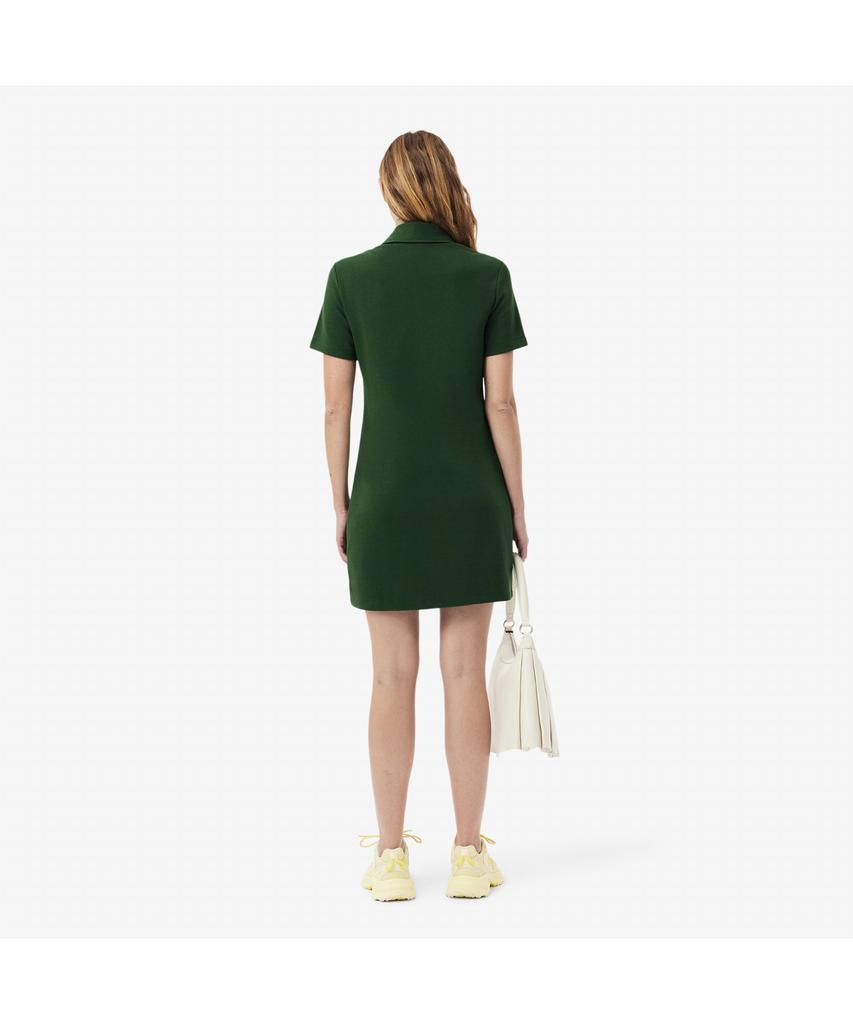 LACOSTE Women'S Double-Sided Pique Short Sleeve Shirt Dress Ef6922-55G 132