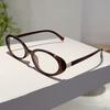 Oval Glasses Women  New Vintage Korean Style Blue Light Blocking Optical Frames Trendy Simple Decorative Eyeglasses