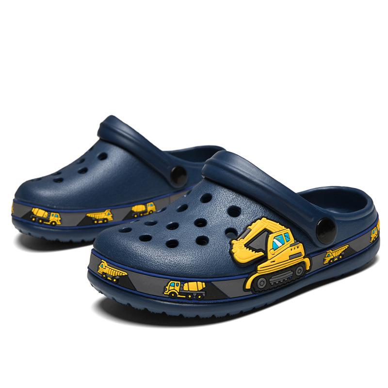 Kinder Lochschuhe Sommer Mode Jungen Strandschuhe mittlere ältere Kinder coole Hausschuhe Mädchen Baby Dinosaurier Hausschuhe