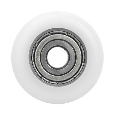 10 buc. rulmenți cu bile adânci încorporați cu role din nailon din plastic, 5*23*7mm
