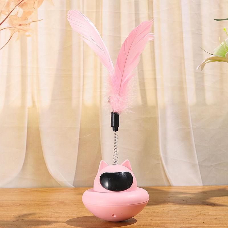 Katzenspielzeug zur Selbstunterhaltung und gegen Langeweile, Saugknöpfe, Katzenspielzeug, Lange Stäbe aus Stahldraht, Spielzeug, Energieverbrauchende Katzenprodukte