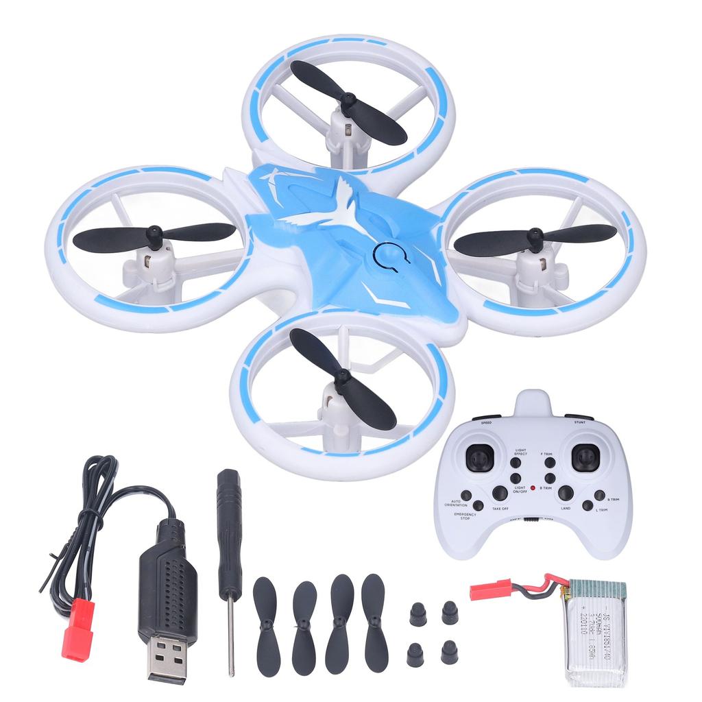Mini Drone for Kids Beginners 2.4G 6 Axes LED Roll Over One Key Take Off RC Helicopter Quadcopter with Headless Mode